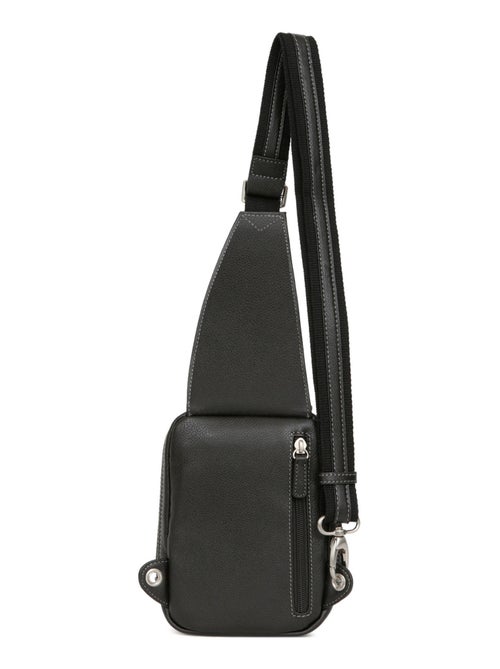 Sac monobretelle  Cuir CONFORT - Kiabi