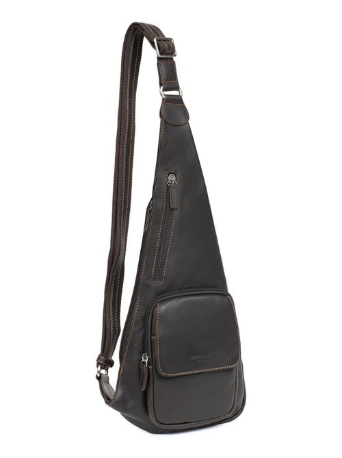 Sac monobretelle  Cuir FÉLIN - Kiabi