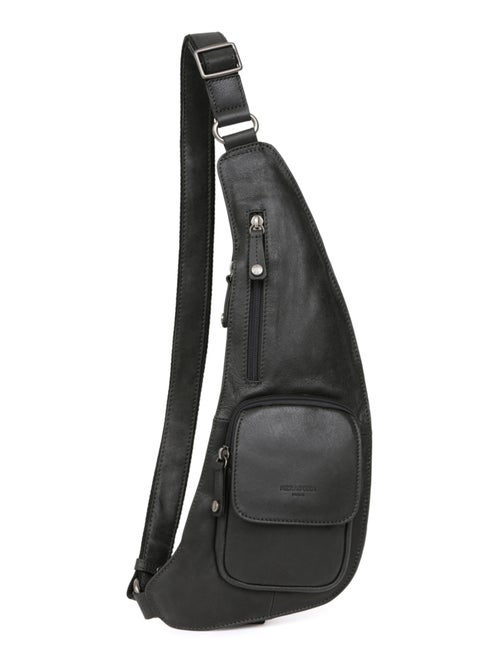 Sac monobretelle  Cuir INSTINCT - Kiabi