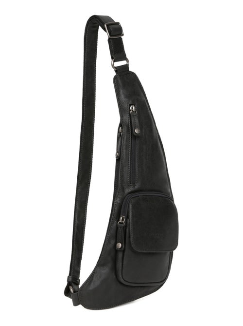 Sac monobretelle  Cuir INSTINCT - Kiabi