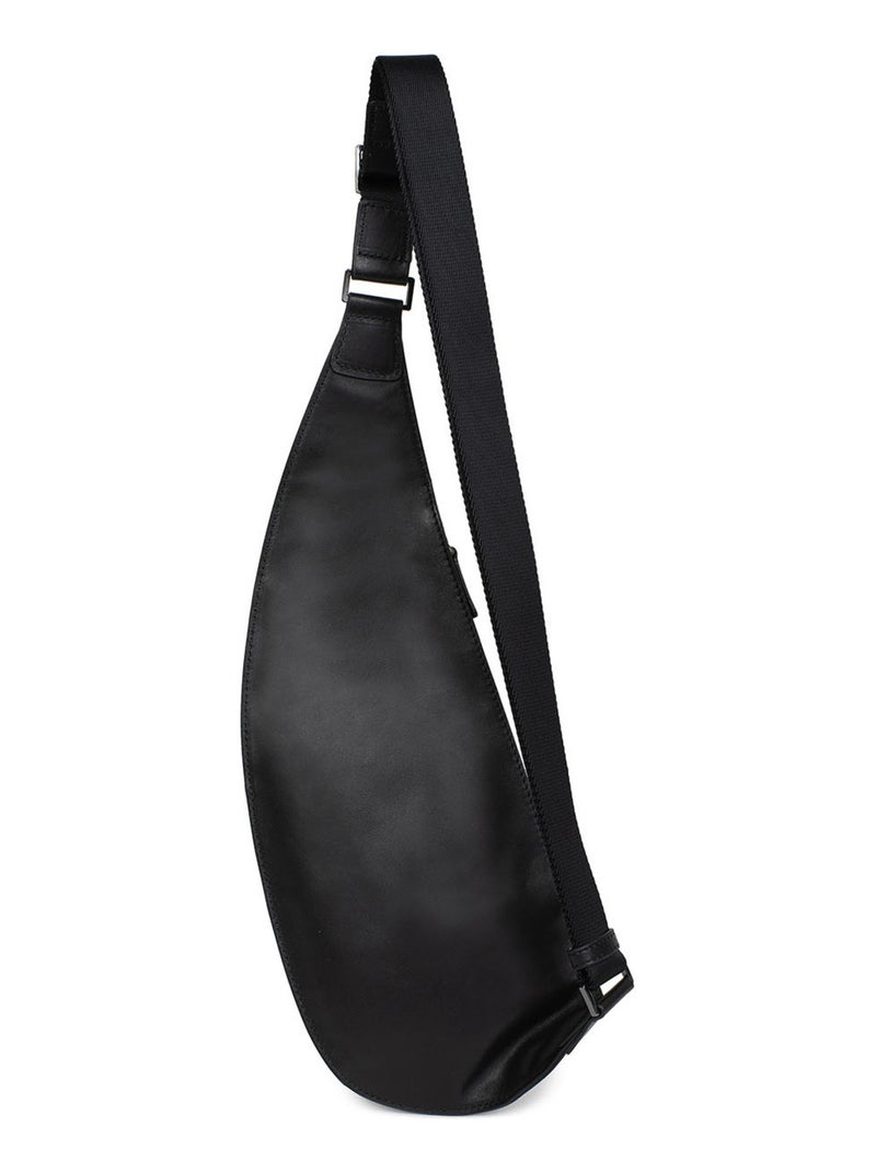 Sac monobretelle  Cuir Soft Studio Noir - Kiabi