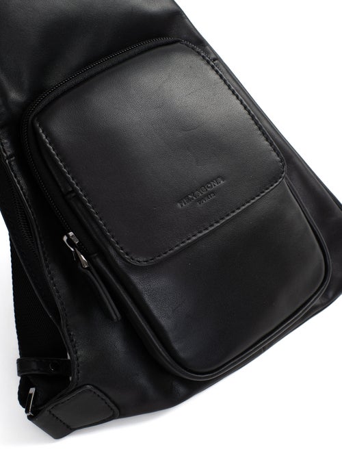Sac monobretelle  Cuir Soft Studio - Kiabi