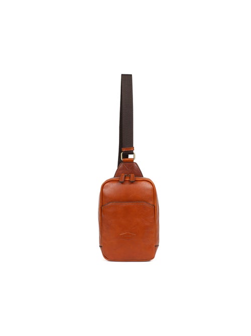 Sac monobretelle  Cuir STUART - Kiabi