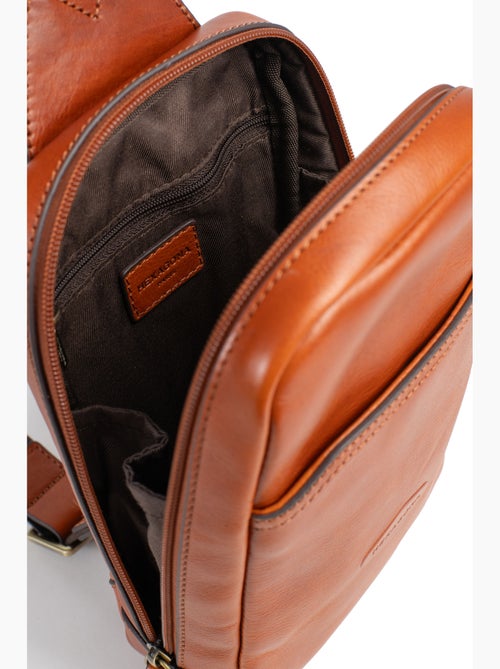 Sac monobretelle  Cuir STUART - Kiabi