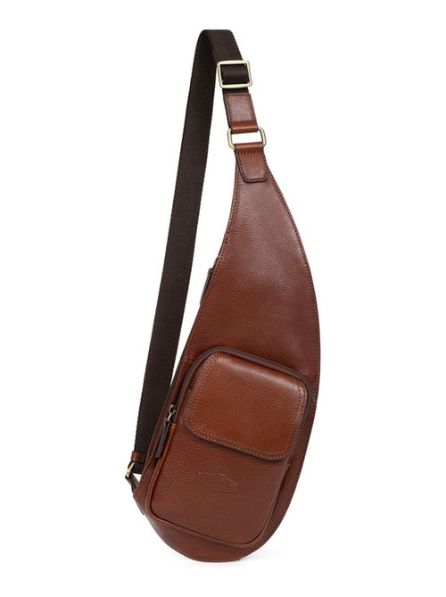 Sac monobretelle  Cuir STUART - Kiabi