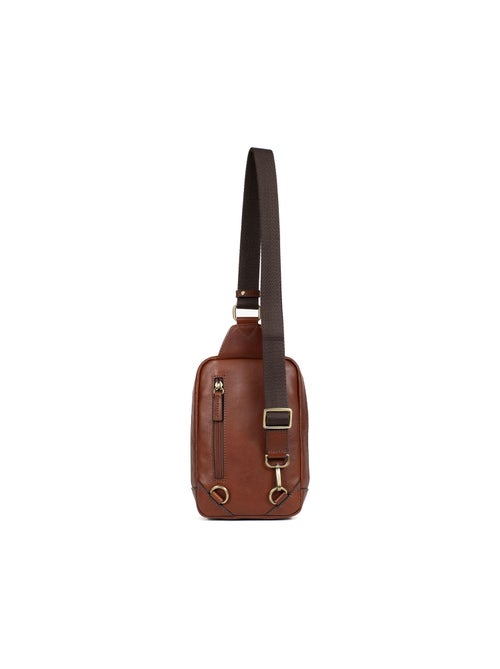 Sac monobretelle  Cuir STUART - Kiabi