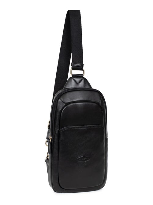 Sac monobretelle  Cuir STUART - Kiabi