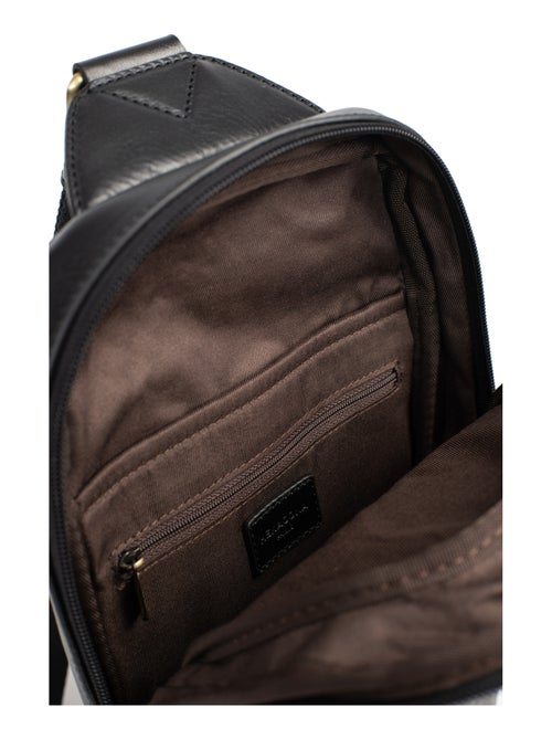 Sac monobretelle  Cuir STUART - Kiabi