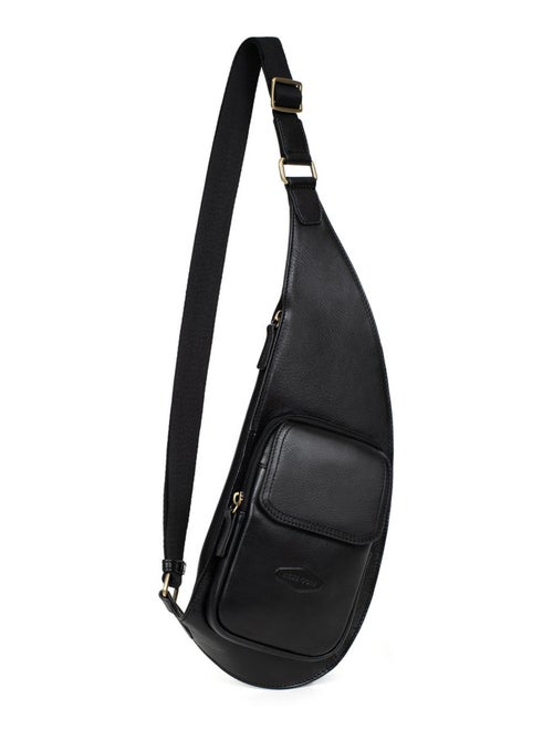 Sac monobretelle  Cuir STUART - Kiabi
