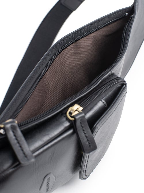 Sac monobretelle  Cuir STUART - Kiabi