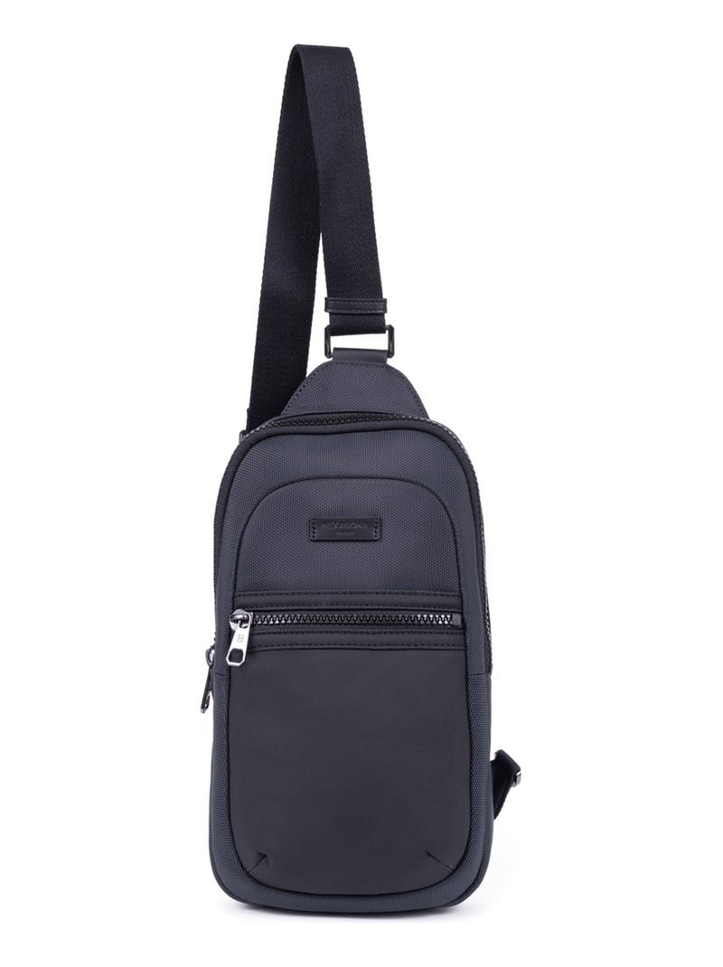 Sac monobretelle HORIZON Gris - Kiabi