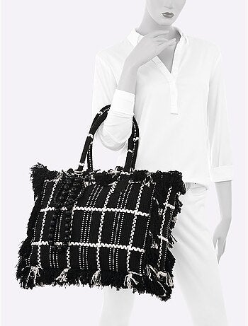 Sac motif à carreaux - taille standard - helline