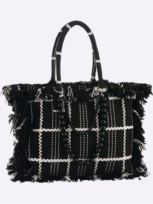 Sac Motif à Carreaux - Taille Standard - Helline - Kiabi Sac Motif à Carreaux - Taille Standard - Helline - Kiabi