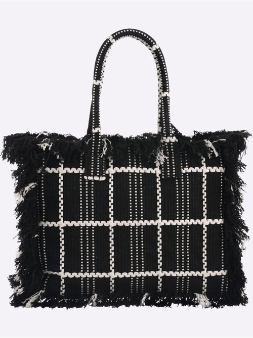 Sac Motif à Carreaux - Taille Standard - Helline - Kiabi Sac Motif à Carreaux - Taille Standard - Helline - Kiabi