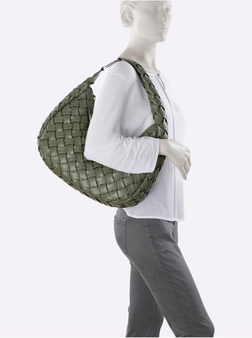 Sac Motif Tressé Décoratif - Taille Standard - helline - Kiabi