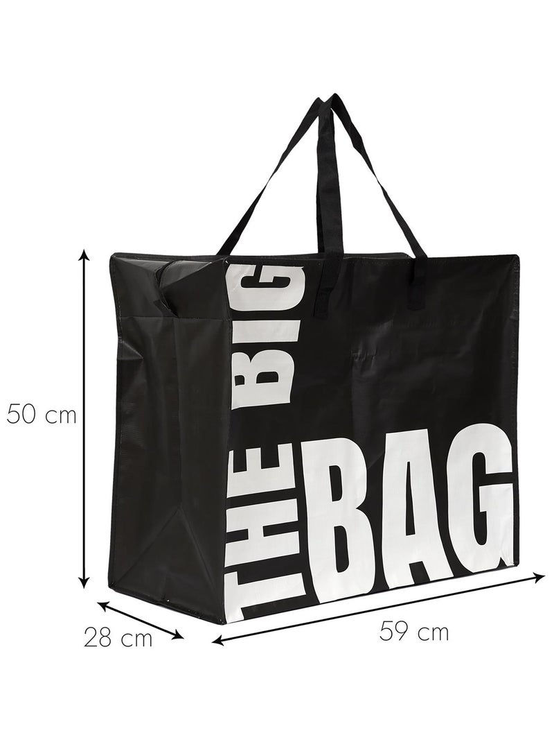 Sac mutli usage XXL PILI 80L Noir Blanc - Kiabi