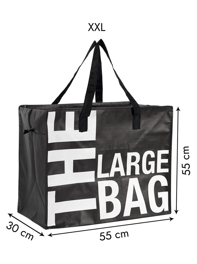 Sac mutli usage XXL PILI 90L Noir Blanc - Kiabi