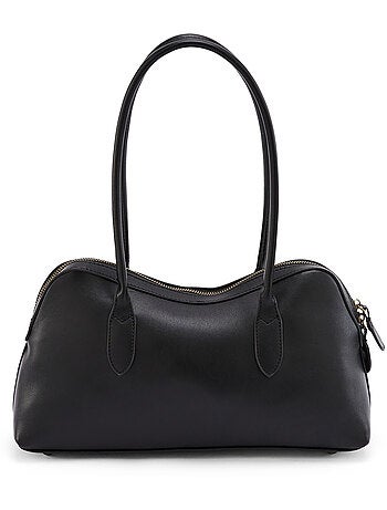 Sac noir effet tressé - DAXON