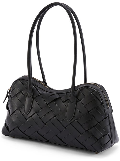 Sac noir effet tressé - DAXON - Kiabi