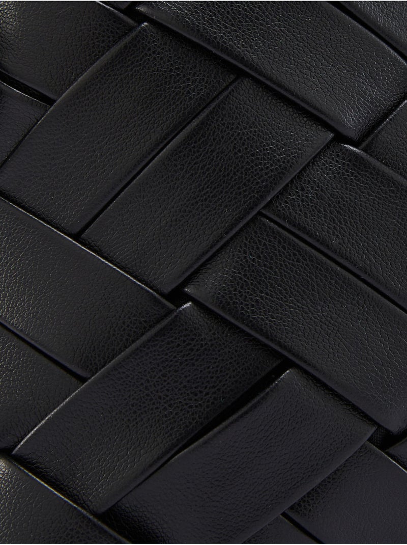Sac noir effet tressé - DAXON Noir Noir - Kiabi