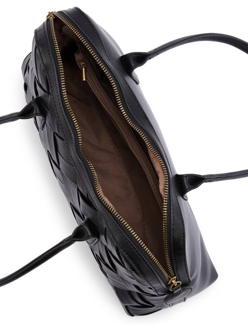 Sac noir effet tressé - DAXON - Kiabi