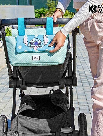 Sac Organisateur de Poussette - Disney Lilo et Stitch Lovely - Bleu - Taille Unique