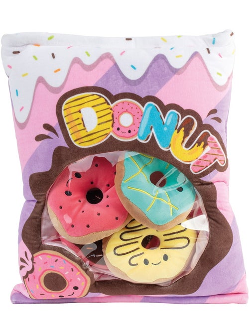 Sac Peluche avec 4 donuts - Kiabi