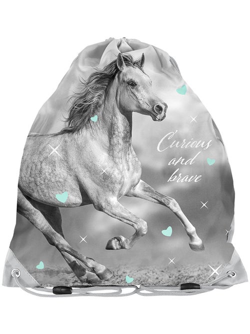 Sac piscine à cordon cheval Brave 38 cm – La boutique des toons - Kiabi