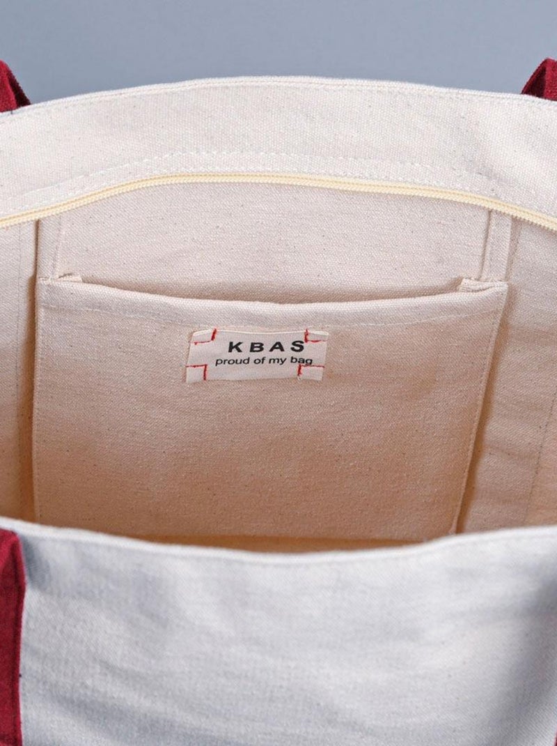 Sac plage Xenia Rouge grenat - Kiabi