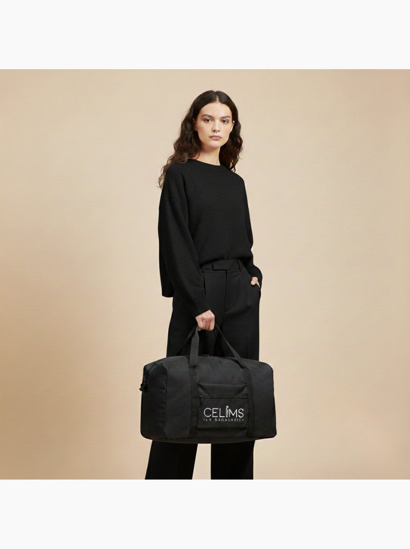 Sac Pliable de Voyage 40x30x20 cm | Multifonctions | Bagage à Main pour Voyages  | CELIMS France Noir - Kiabi