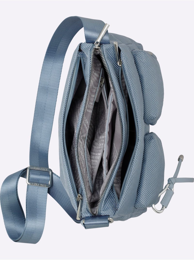 Sac Poches Plaquées Devant - Taille Standard - helline Bleu - Kiabi