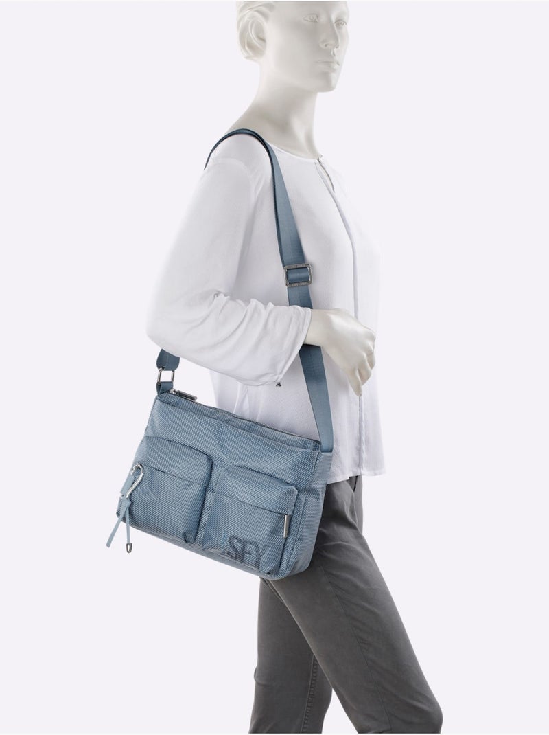 Sac Poches Plaquées Devant - Taille Standard - helline Bleu - Kiabi