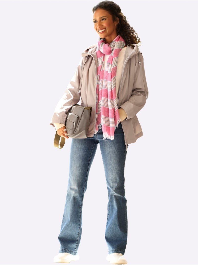 Sac Poches Plaquées Devant - Taille Standard - helline Gris taupe - Kiabi