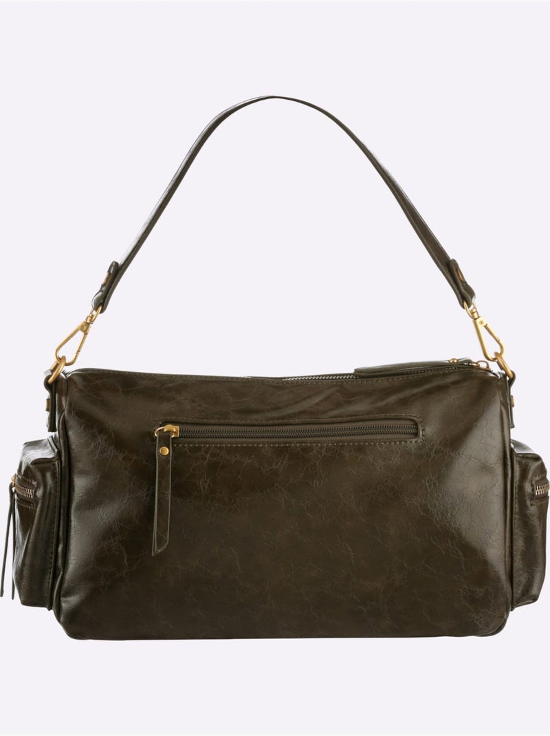Sac Poches Plaquées Devant - Taille Standard - helline Vert olive - Kiabi