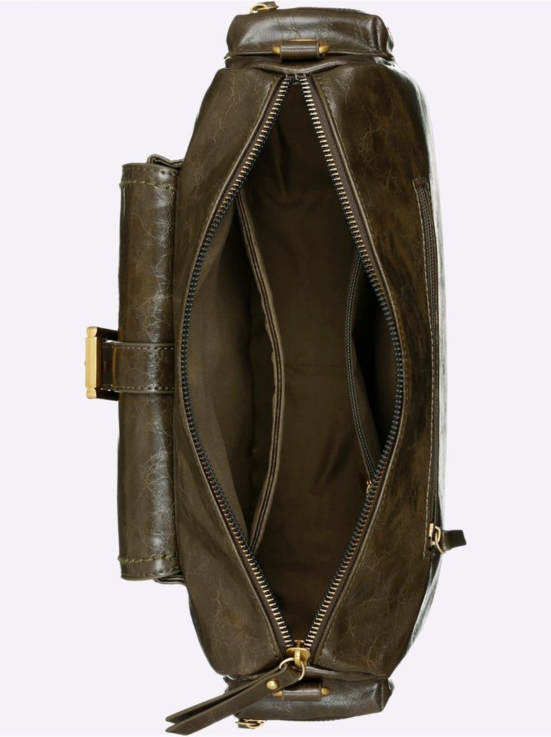 Sac Poches Plaquées Devant - Taille Standard - helline Vert olive - Kiabi