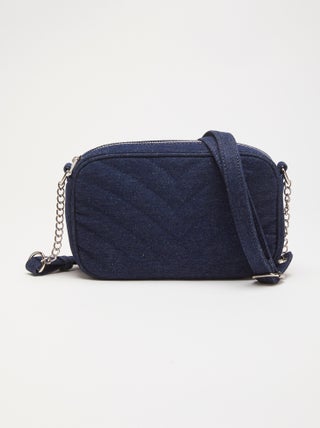 Sac pochette aspect denim  - Damart