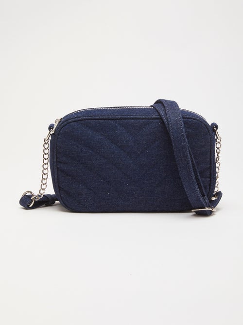 Sac pochette aspect denim  - Damart - Kiabi
