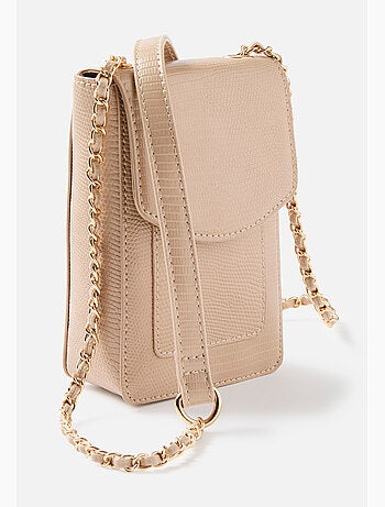 Sac pochette bandoulière chaînette - Damart