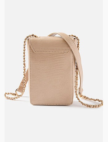 Sac pochette bandoulière chaînette - Damart