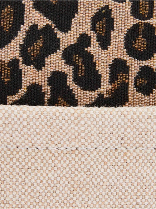Sac-pochette effet toile de jute - DAXON - Kiabi