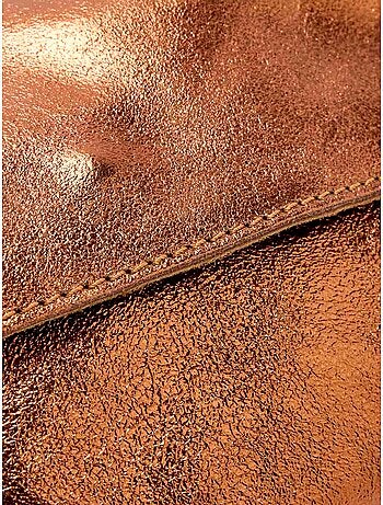 Sac pochette en cuir à bandoulière - DAXON