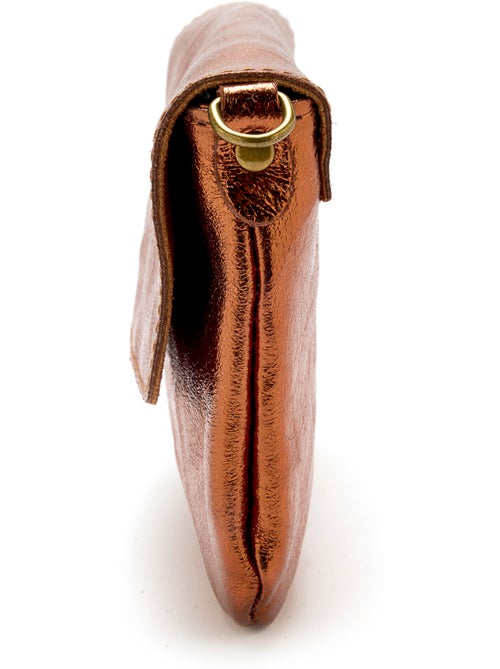 Sac pochette en cuir à bandoulière - DAXON - Kiabi Sac pochette en cuir à bandoulière - DAXON - Kiabi