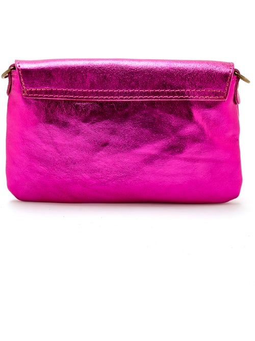 Sac pochette en cuir à bandoulière - DAXON - Kiabi Sac pochette en cuir à bandoulière - DAXON - Kiabi
