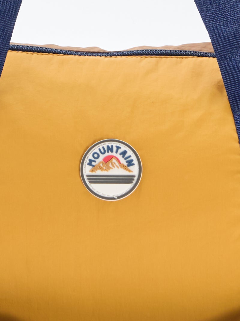 Sac polochon tricolore Vert - Kiabi
