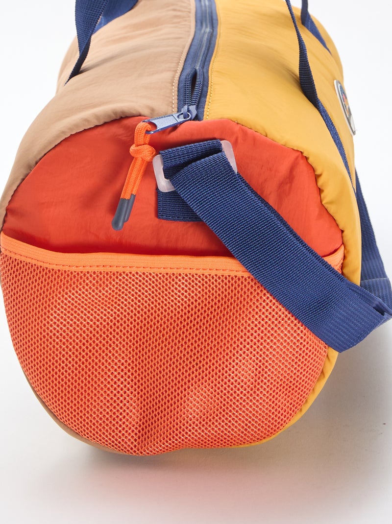 Sac polochon tricolore Vert - Kiabi