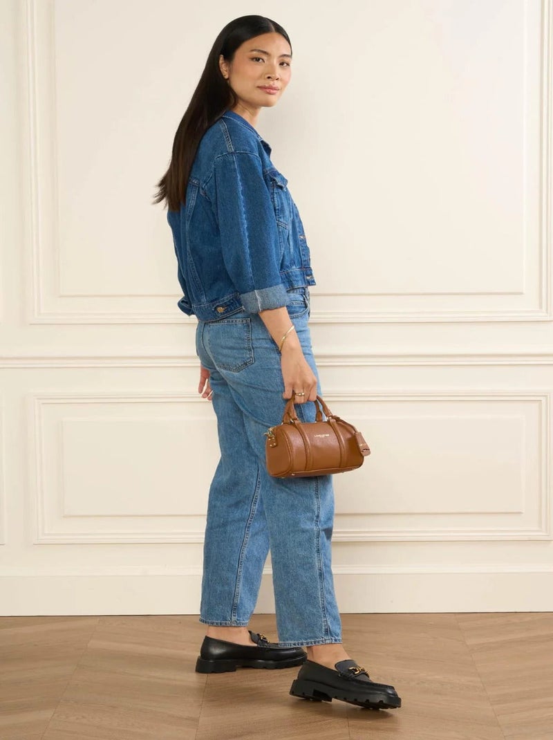 Sac polochon Zippé S Milano Ana Lancaster Marron - Kiabi