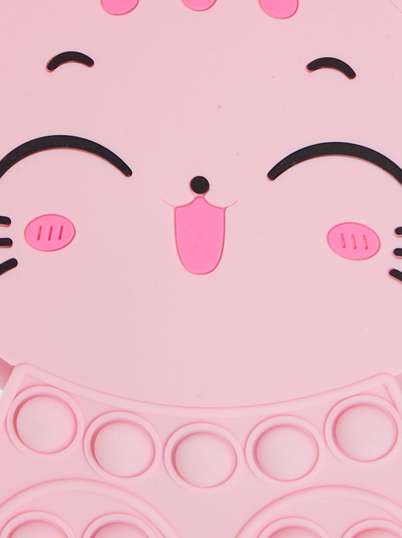 Sac Pop-It chat kawai Rose - Kiabi