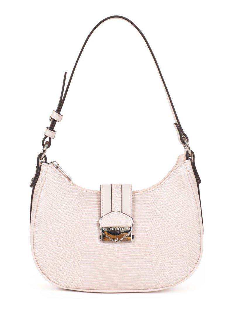 Sac porté épaule 1 anse - Collection Maria Rose pâle - Kiabi