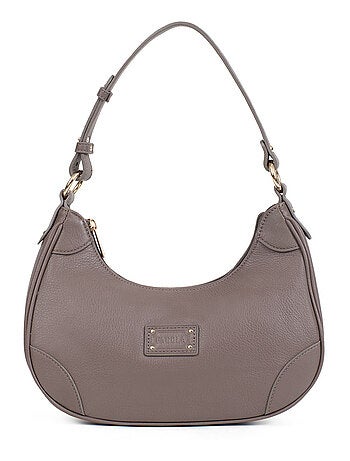 Sac porté épaule 1 anse - Cuir Preta | FAGOLA