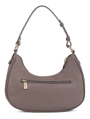 Sac porté épaule 1 anse - Cuir Preta | FAGOLA